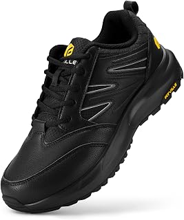 FitVille Mens Extra Wide Walking Shoes, Hiking Trainers