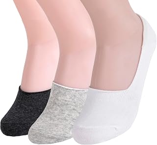 3 Pairs No Show Socks for Women Soft Low Cut Liner Socks Work Casual Wear