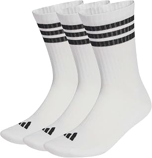adidas 3-Stripes Cushioned Crew Socks 3 Pair Pack
