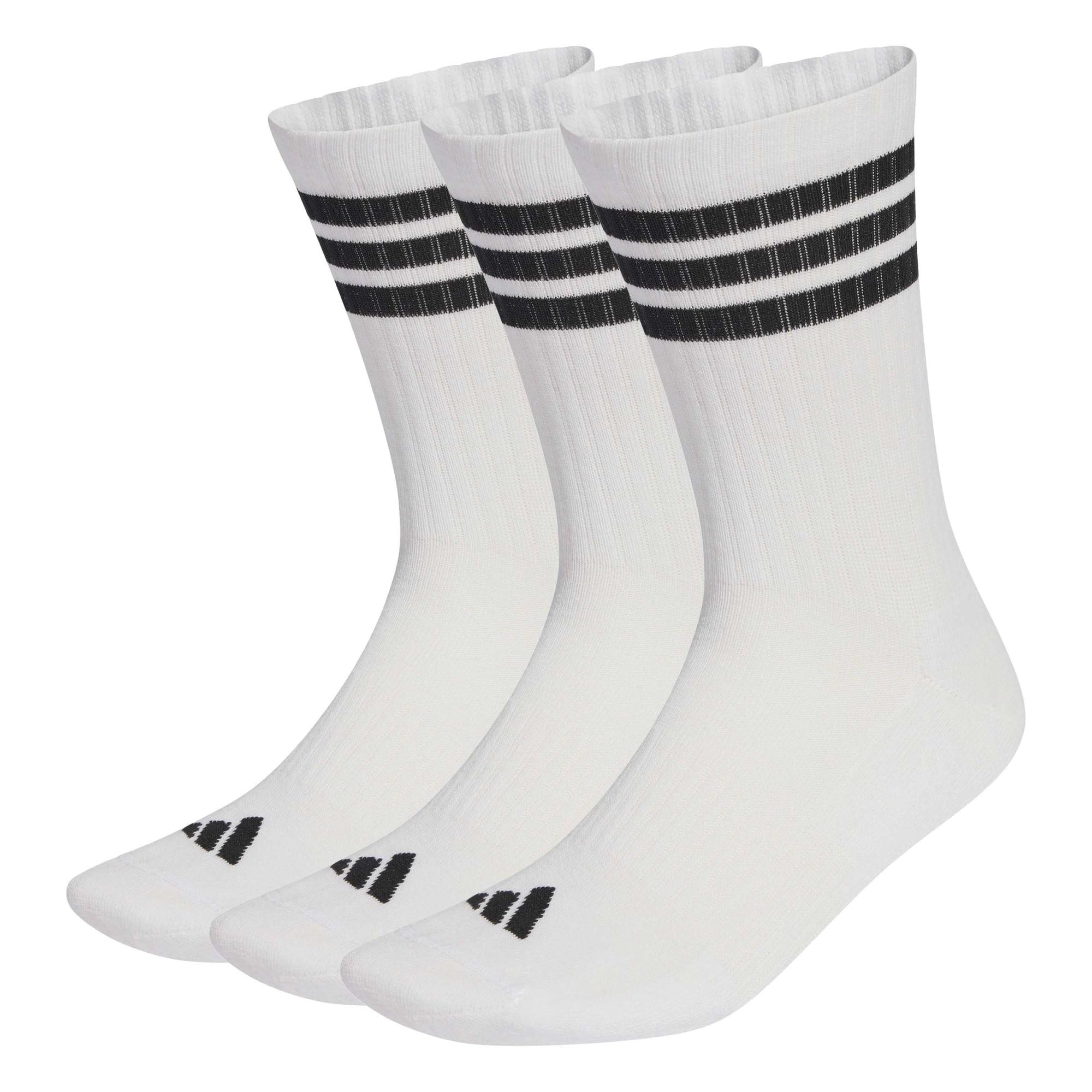 adidas 3-Stripes Cushioned Crew Socks 3 Pair Pack