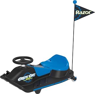 Crazy Cart Shift | Electric Drifting Go Kart for Kids | Automatic Drifting For Kids Age 6+ | Simplified Controls and High Low Speed Switch | 90W/12V Motor | Up To 8 MPH, 80 Min