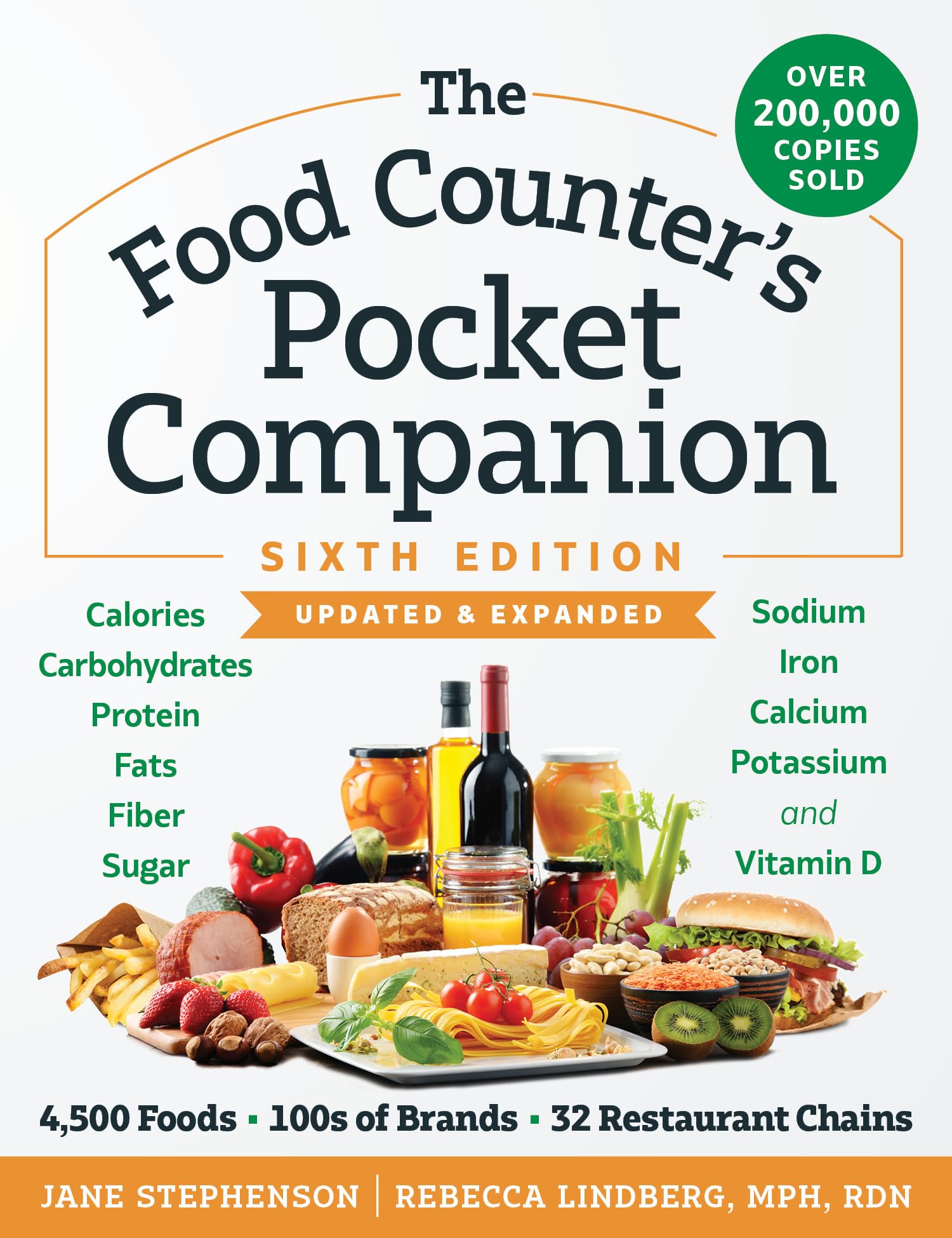 The Food Counter's Pocket Companion, Sixth Edition: Calories, Carbohydrates, Pro