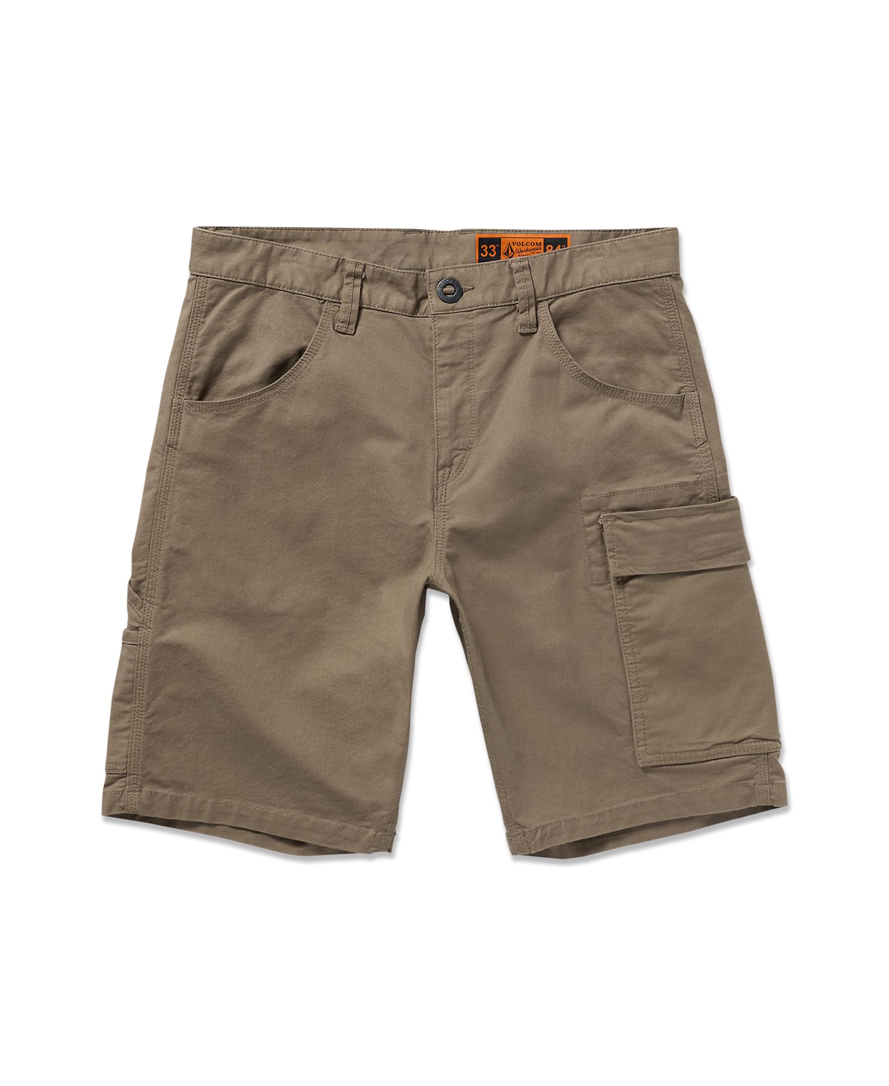 Volcom Caliper II Relaxed Fit Workwear Work Casual Shorts Men