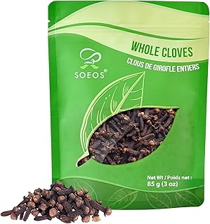 Soeos Whole Cloves, 3 oz (85g), Premium Quality Whole Cloves for Cooking, Baking, and Spices