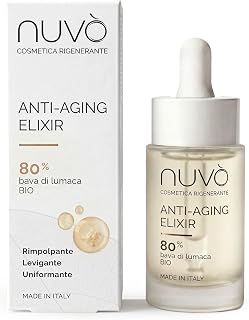 Nuvò - Siero Viso Anti Aging with Bava di Lumaca Bio 80%, Antirughe, 1 fl