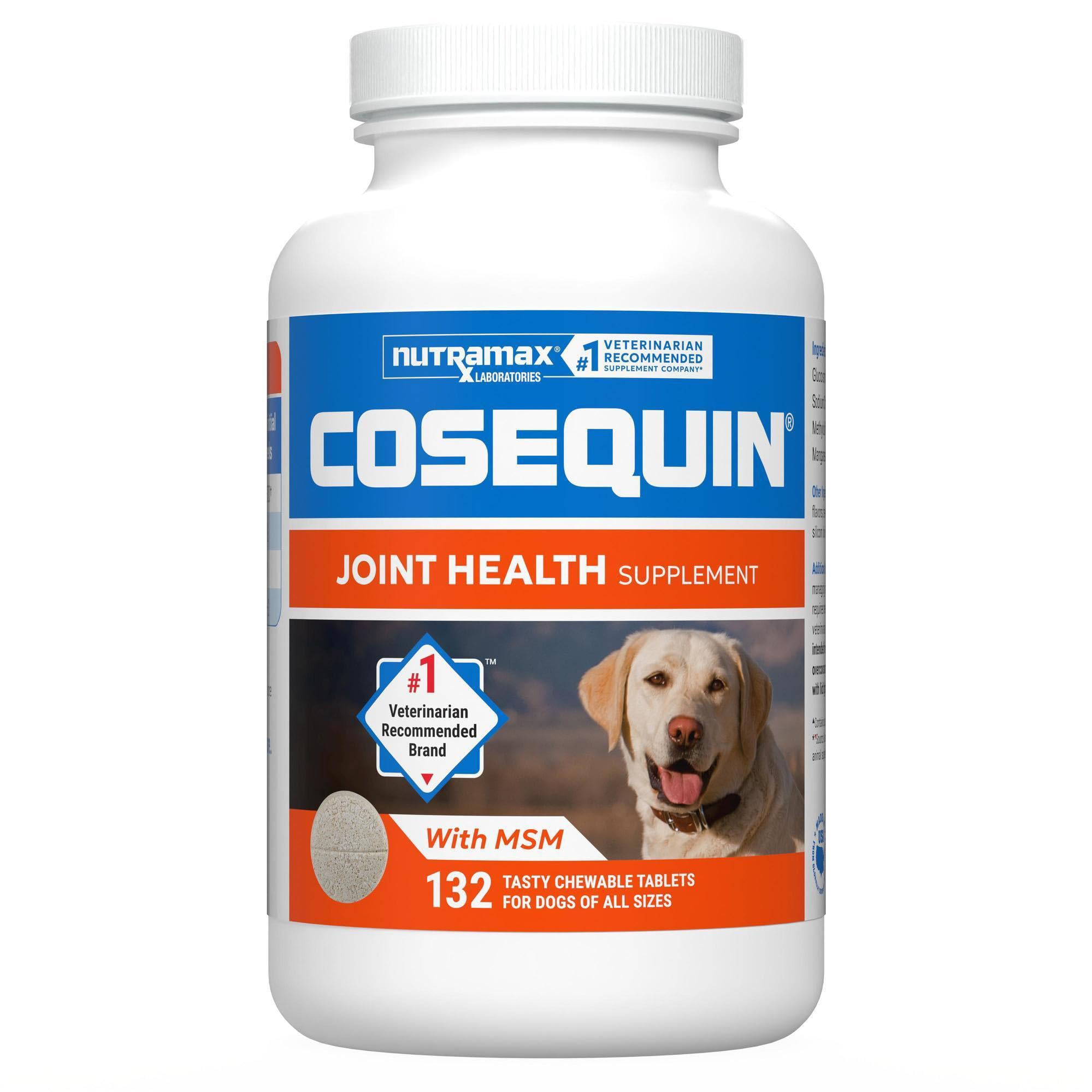 Nutramax Cosequin Joint Supplement for Dogs, Chewable Tablets, 132ct | Glucosami
