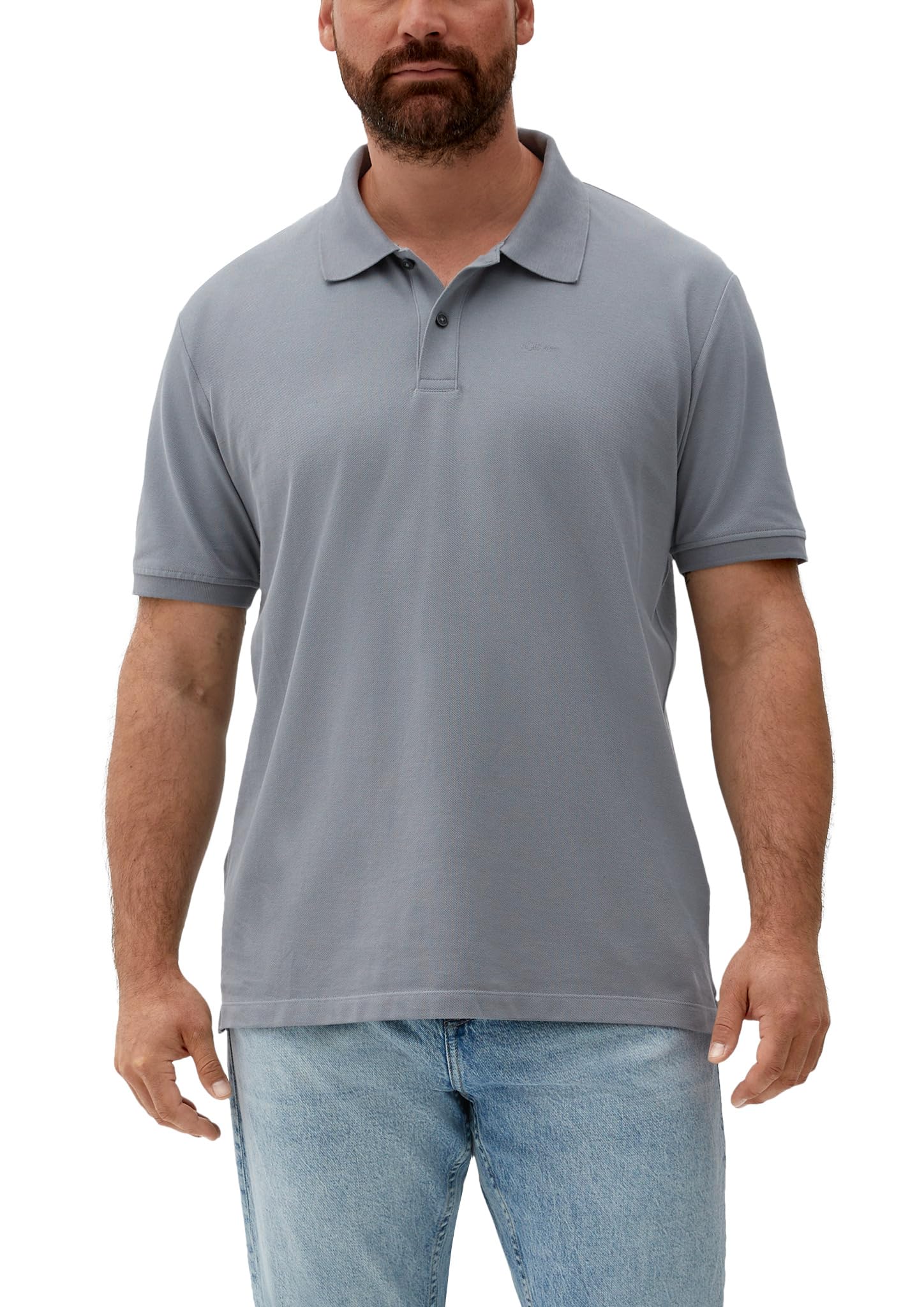 s.Oliver 2139798 Men's Cotton Pique Polo Shirt (Pack of 1)