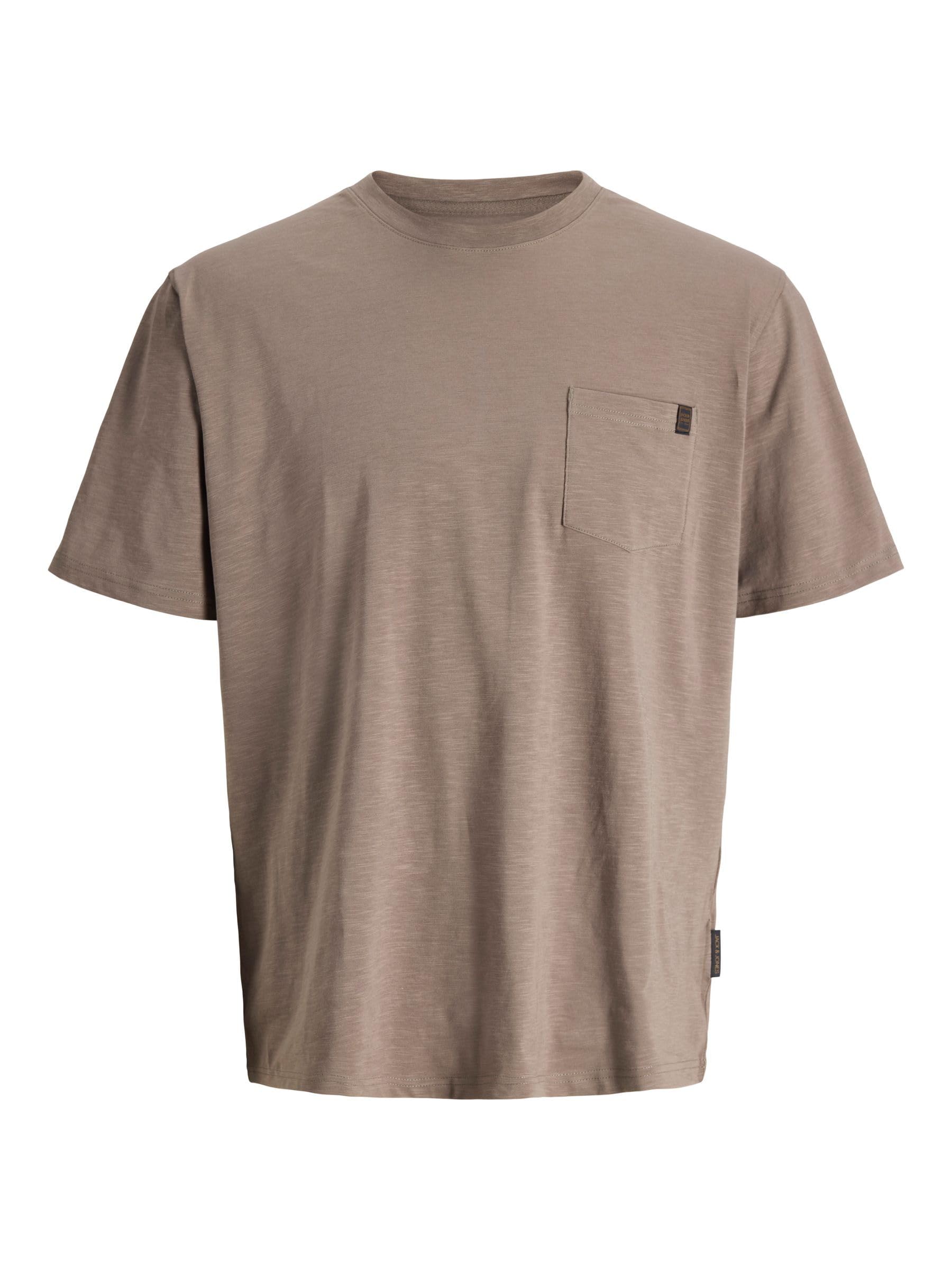 JACK & JONES JJEDOVER Men's Slub Tee SS Noos