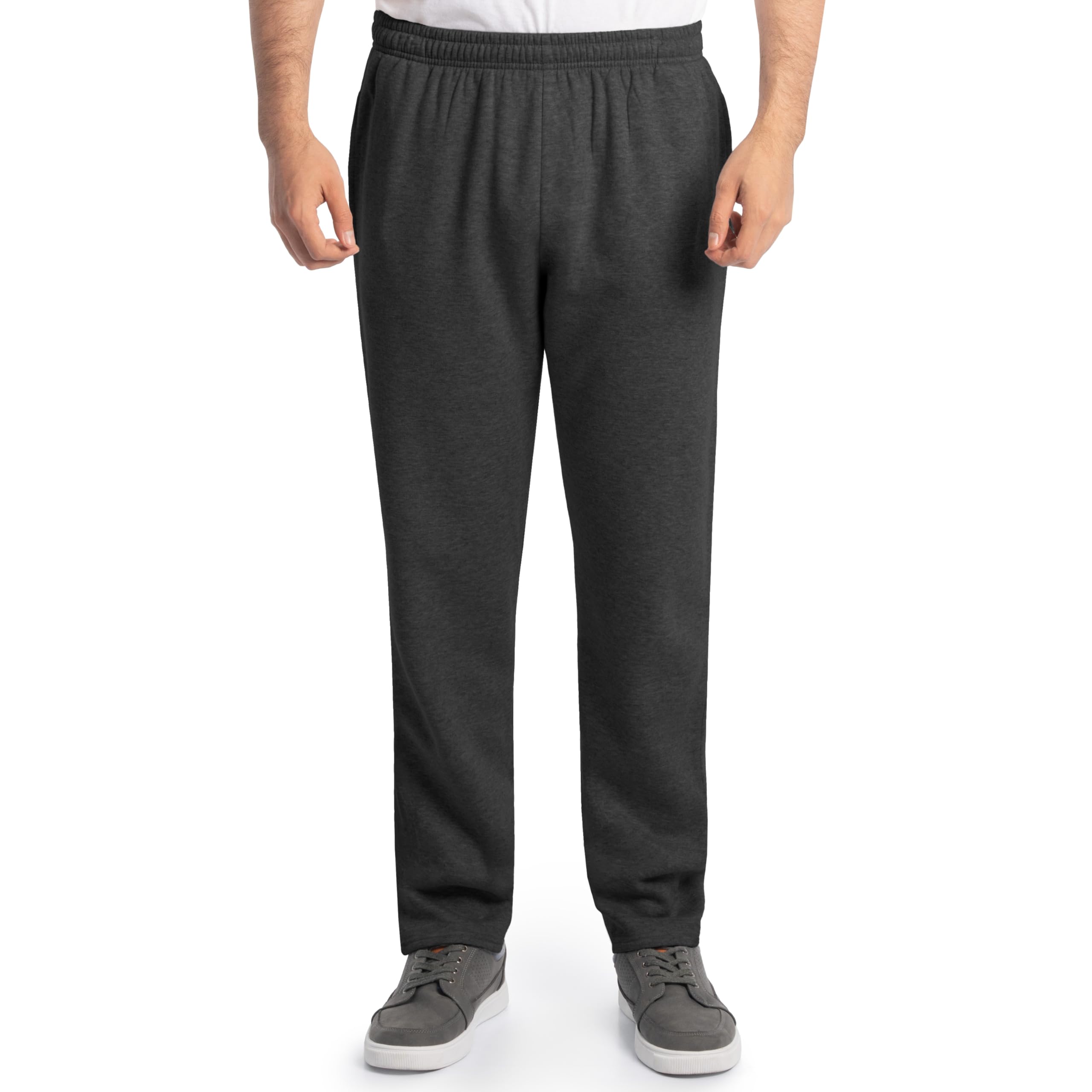 Fruit of The Loom Mens Eversoft Fleece Sweatpants & Joggers with Pockets, Moistu