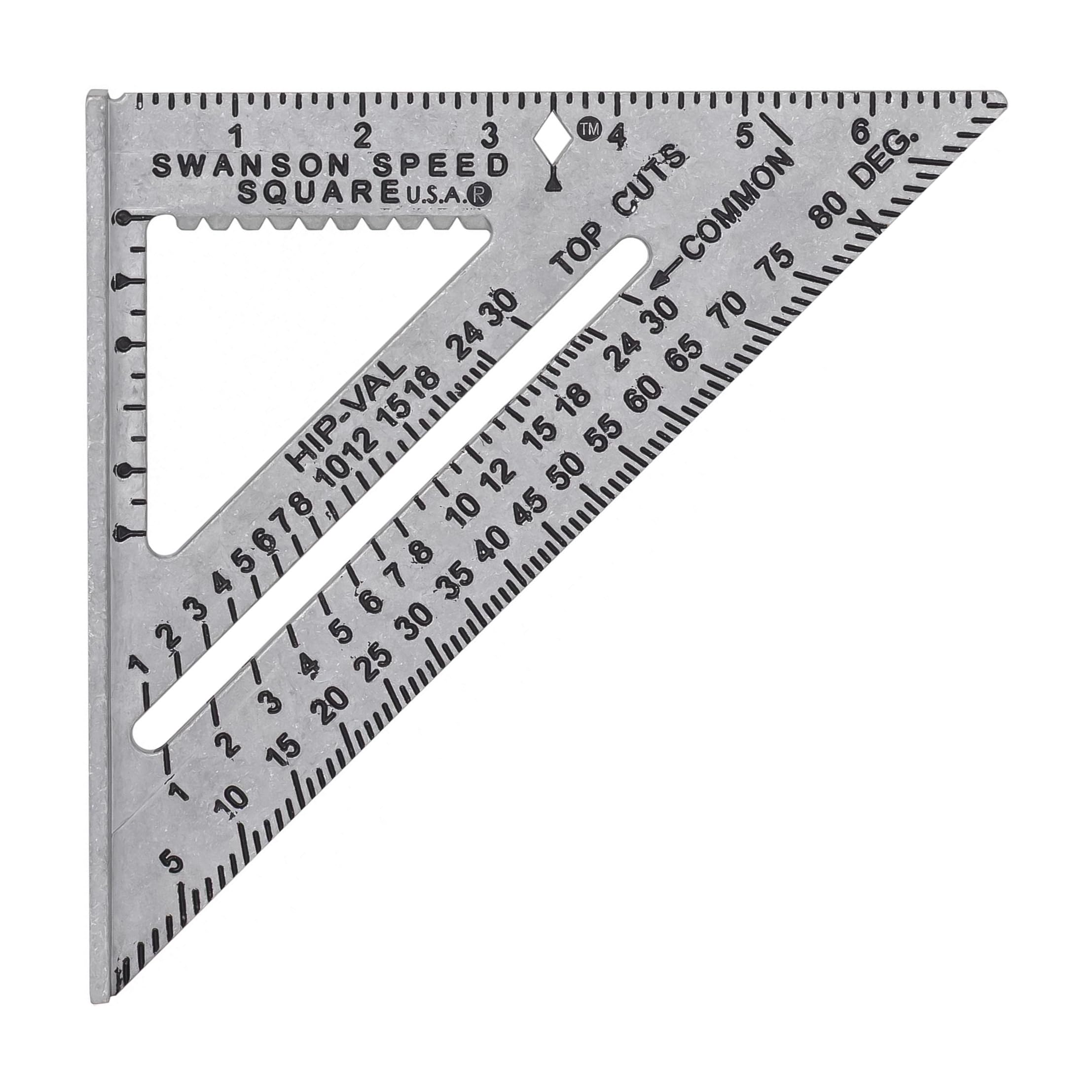 Swanson Speed® Square, 7 in. Aluminum Layout Square with Blue Book (S0101) | Mad