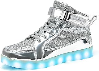 IGxx LED Light Up Shoes for Men USB Rechargeable Luminous Shoes Flashing Shoes for Kids