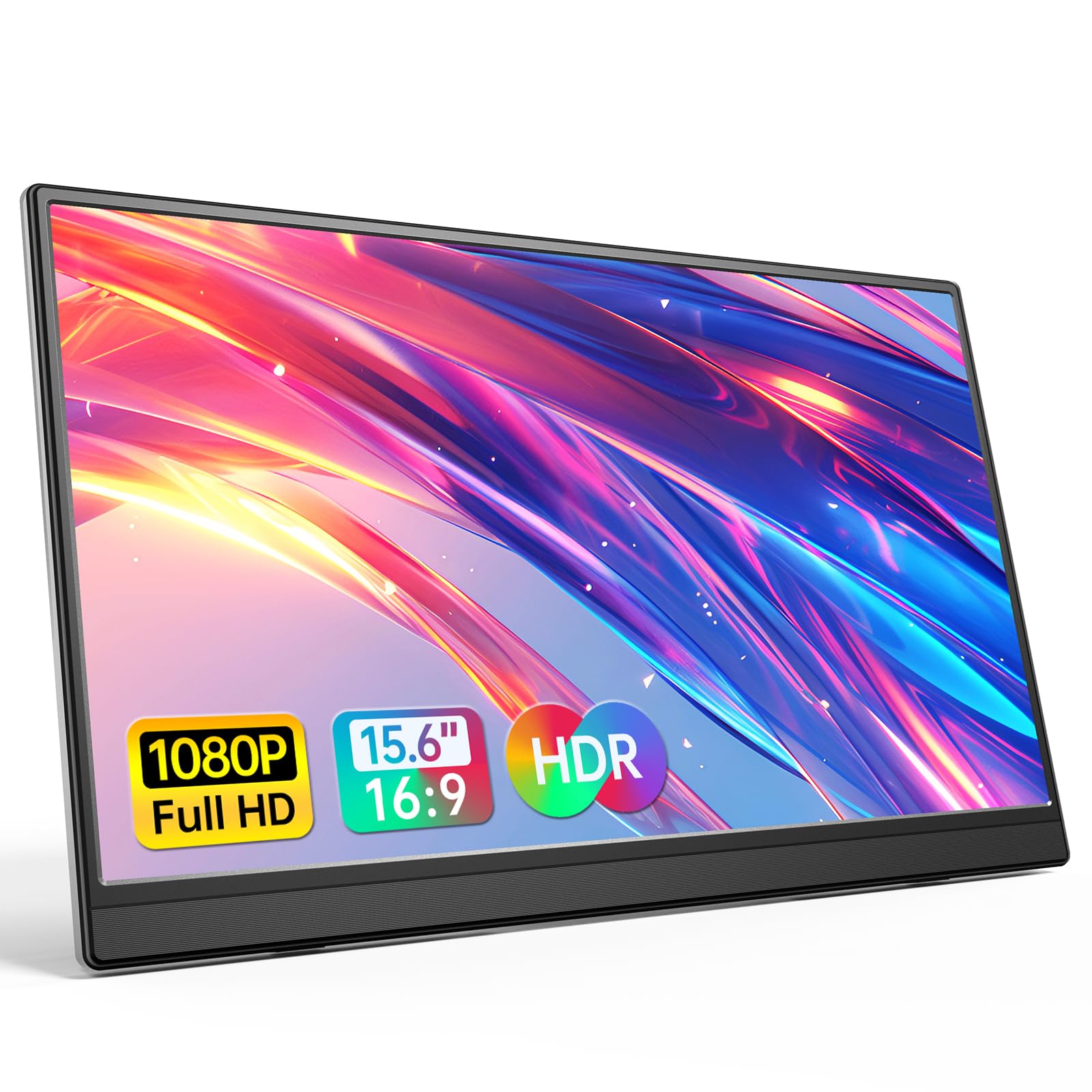 Anyuse 15.6" FHD IPS USB-C HDMI Portable Monitor | 1080P 60Hz FHD, IPS, Ultra-Sl