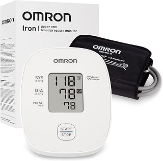 OMRON Iron Blood Pressure Monitor & Upper Arm Blood Pressure Cuff | For Home Use - #1 Doctor & Pharmacist Recommended Brand - Clinically Validated