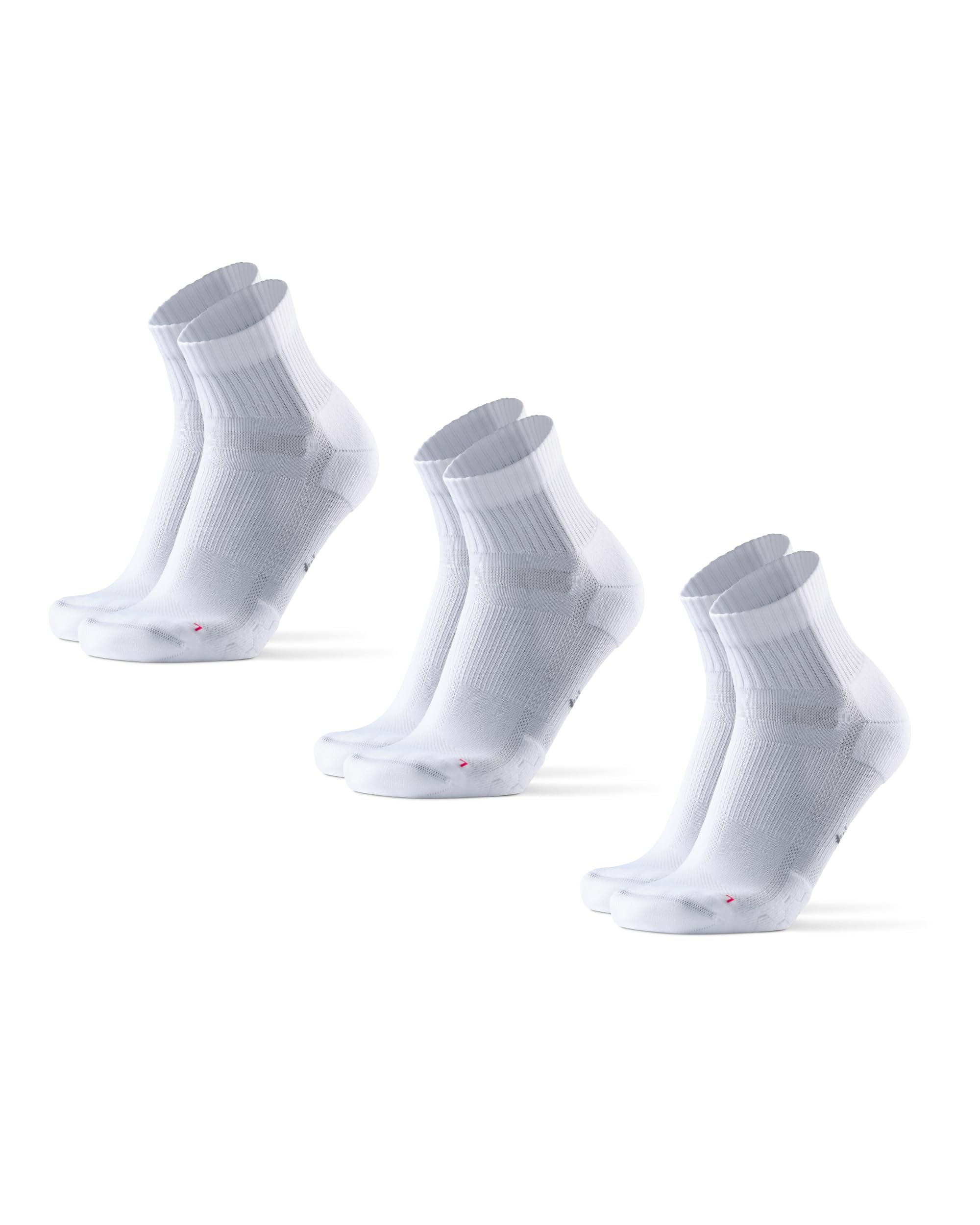 DANISH ENDURANCE Running Socks for Men & Women, Quarter Socks, 3 & 5-Pack