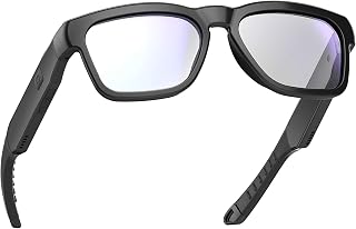 OhO Open Ear Smart Glasses, UV400 Z87.1 Lightweight Audio Bluetooth Glasses | Up to 10H Playtime, Hands-Free Calling, Music Playback, Voice Control, Blue Light Blocking Lens, Unisex for Daily & Outdoor