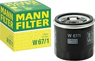 MANN-FILTER W 67/1 Spin-On Oil Filter Compatible With Infiniti, Subaru, Mazda and Nissan models