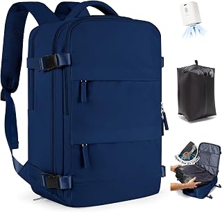 SZLX Vacuum Backpack Travel Bag with Pump Ryanair Cabin Bags 40x30x20