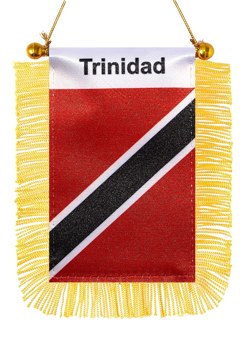 JBSJBS Country Hanging Car Window Flag (Trinidad)