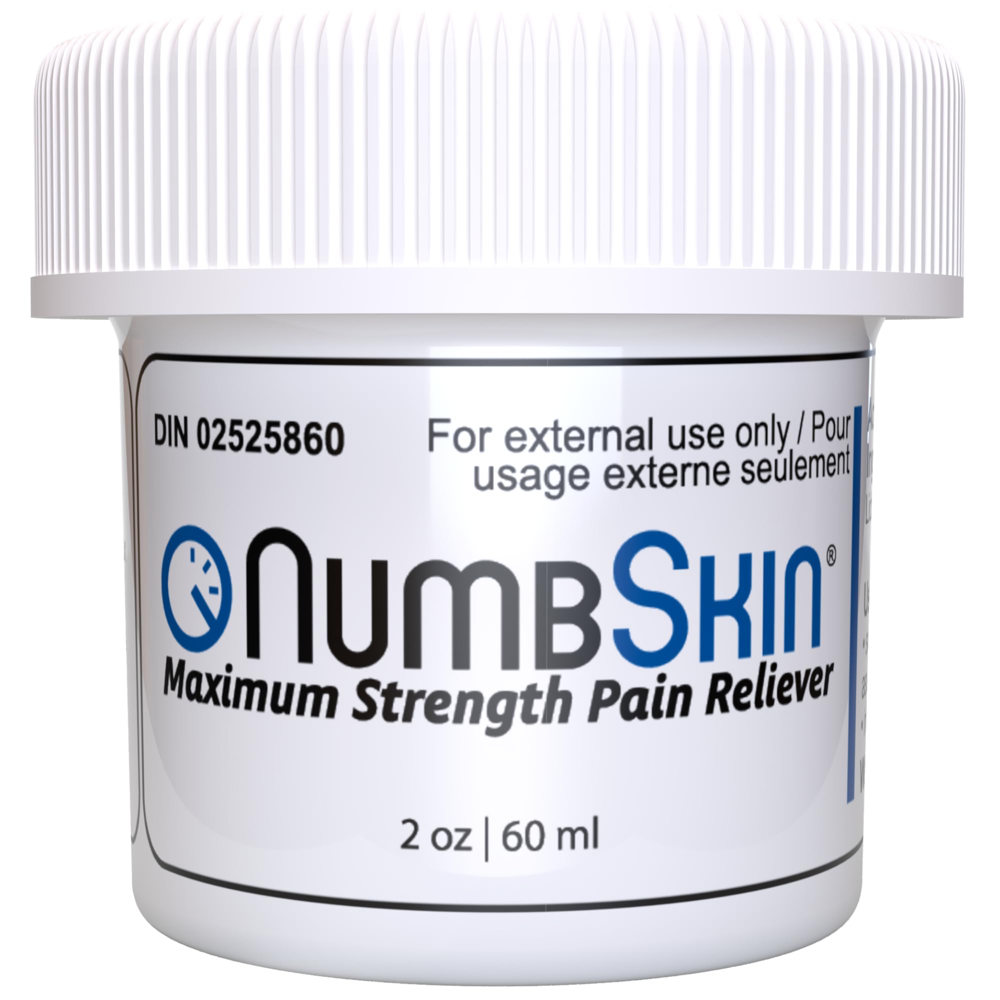 Numbskin 5% Lidocaine Numbing Cream – Fast-Acting Topical Anesthetic for Tempora