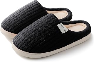 HUXMEYSON Womens Slippers Fuzzy House Slippers, Cozy Slippers for Women Indoor Fluffy Outdoor Slippers with Anti-Skid Sole
