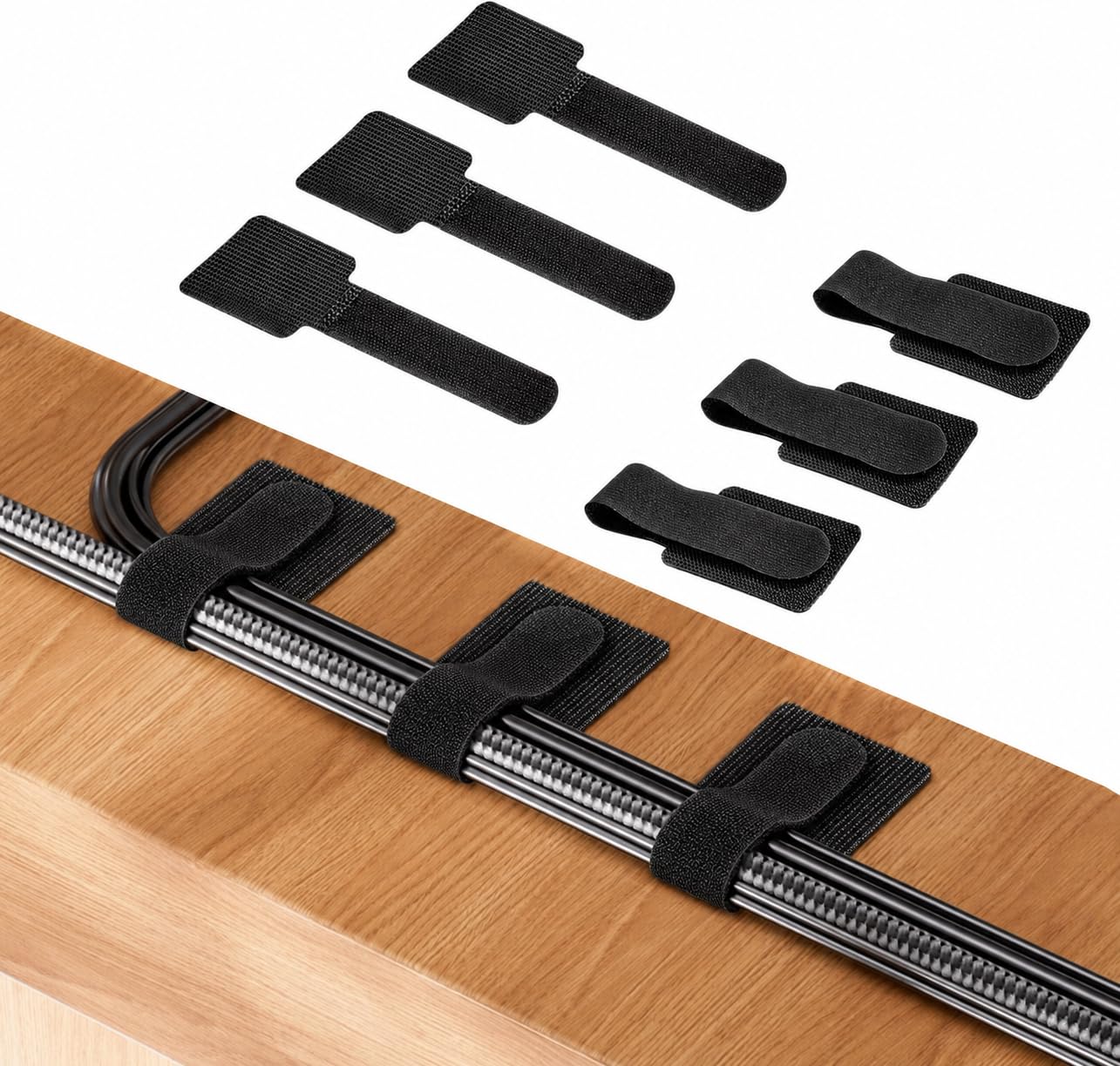 Cable Organizer - Desktop Data Cable Storage Artefact - Network Cable Tie (30,3,