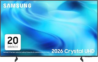 Samsung Smart TV 55-Inch U7020H Crystal UHD 4K TV, HDR10+, Motion Xcelerator, Dynamic Sound Pack, Gaming Hub, Knox Security, Vision AI Companion [2026]