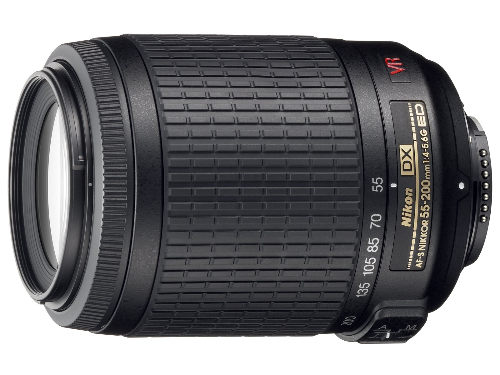 Nikon JAA798DA 55-200MM F/4-5.6 AF-S VR DX Black Lens - Bulk packaging (White bo