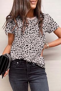 Women Blouses Polka Dot T Shirts Casual Short Sleeve Fashion Dresses Tops Spring Summer 2026 Loose Shirts