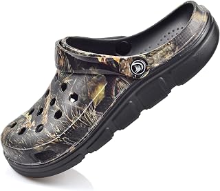 PIMIO Garden Clogs for Women and Men,Slip On Work Shoes with Arch Support,Womens Mens Quick-Dry Water Shoes Casual Sandals,Comfortable Slippers