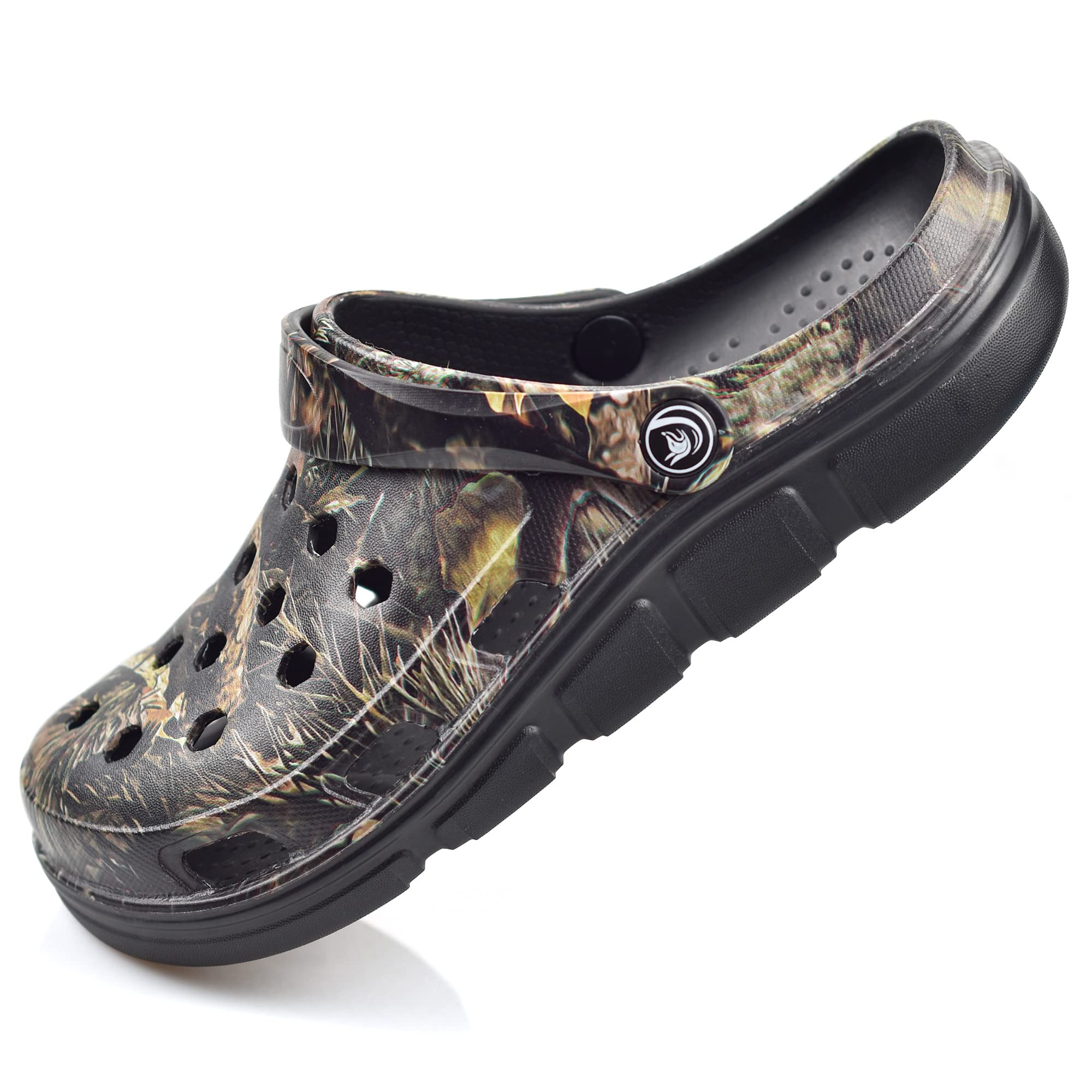 PIMIO Garden Clogs for Women and Men,Slip On Work Shoes with Arch Support,Womens