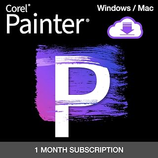 Corel Painter | 1 Month Subscription | Professional Painting Software for Digital Art, Illustration, Photo Art & Fine Art [PC/Mac Download]