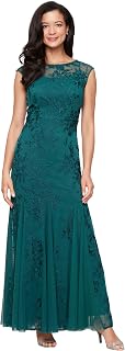 Alex Long Fit Flare Dress Godet Detail (Petite And Regular) Special Occasion Dress (Pack of 2) Women