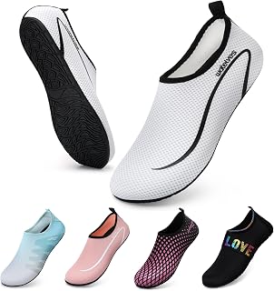 WateLves Water Shoes Men Women Unisex Quick Dry Non Slip Surfing Snorkeling Shoes Barefoot Shoes Pool Shoes Beach Shoes Water Shoes