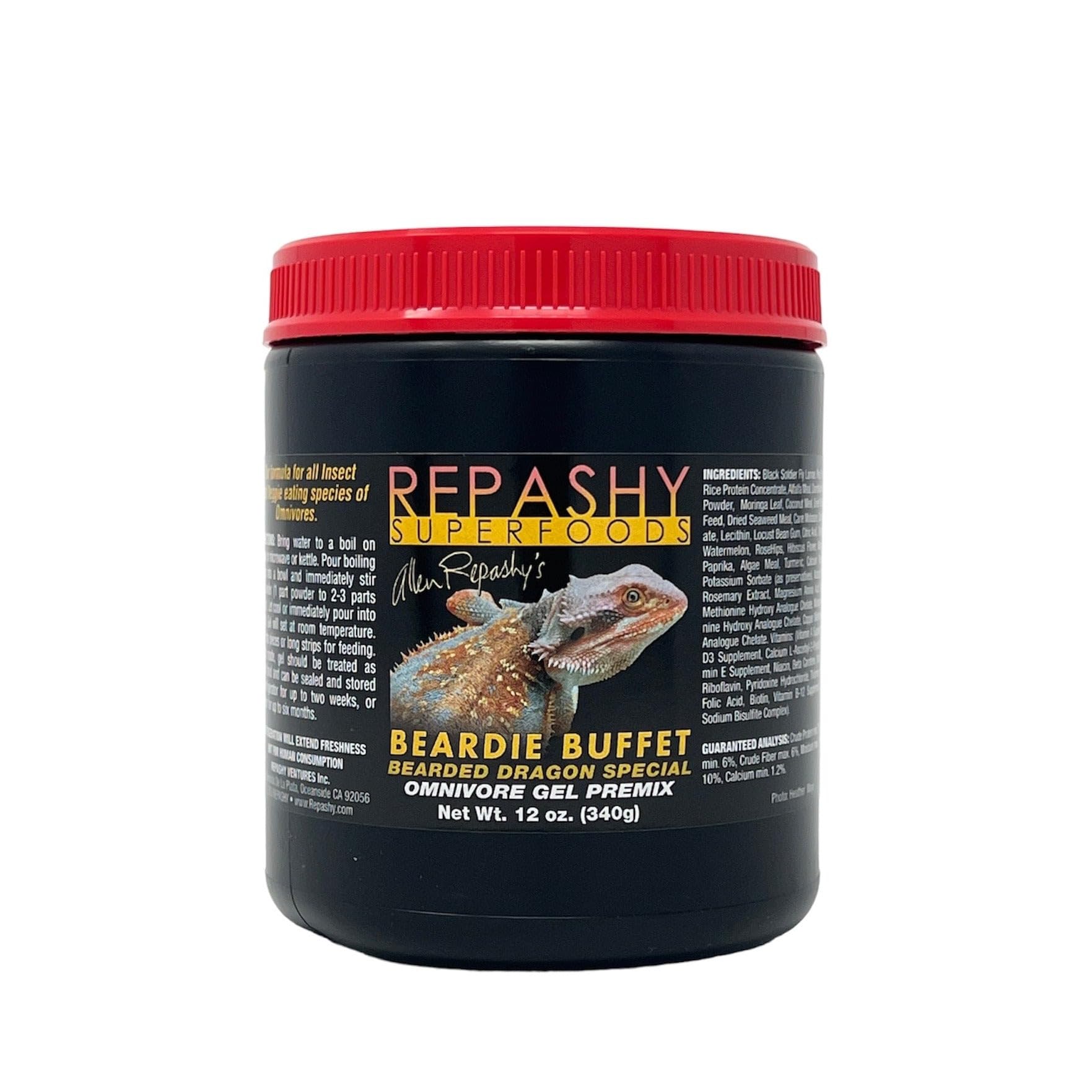 Repashy Beardie Buffet 12oz Jar Diet for All Insect and Veggie-Eating Species of