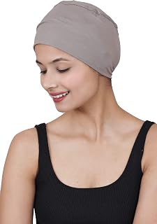 Bamboo Cancer Patient Cap, Chemo Headwear for Women, Solid Sleep Cap