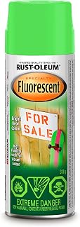 Specialty Fluorescent Spray Paint in Fluorescent Green