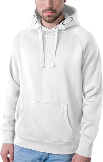 HRM Unisex Premium Raglan Hoody I Fair Trade Hoodie Women & Men, 320 g/m², Made from 70% Cotton & 30% Recycled Polyester