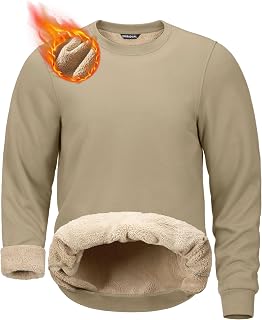 G Gradual Sherpa Lined Sweatshirts for Men Fleece Pullover