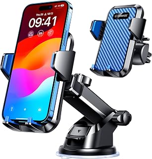 VANMASS Mobile Phone Holder Car Ventilation 2026 Mobile Phone Holder Car 4 in 1 Car Mobile Phone Holder Suction Cup 100% Scratch Protection Smartphone Holder Car Interior Door Handles for iPhone 17
