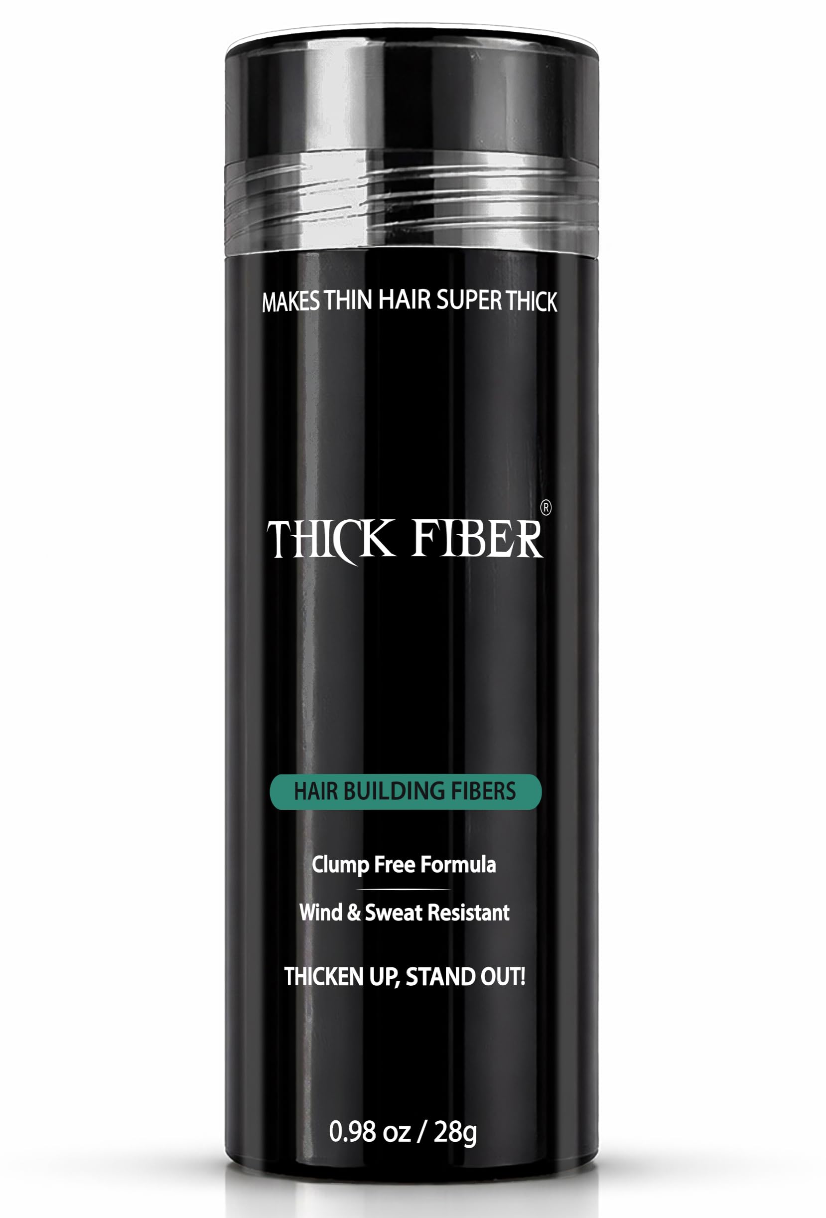 THICK FIBER Hair Fibers for Thinning Hair & Bald spots - Conceals Hair Loss in S