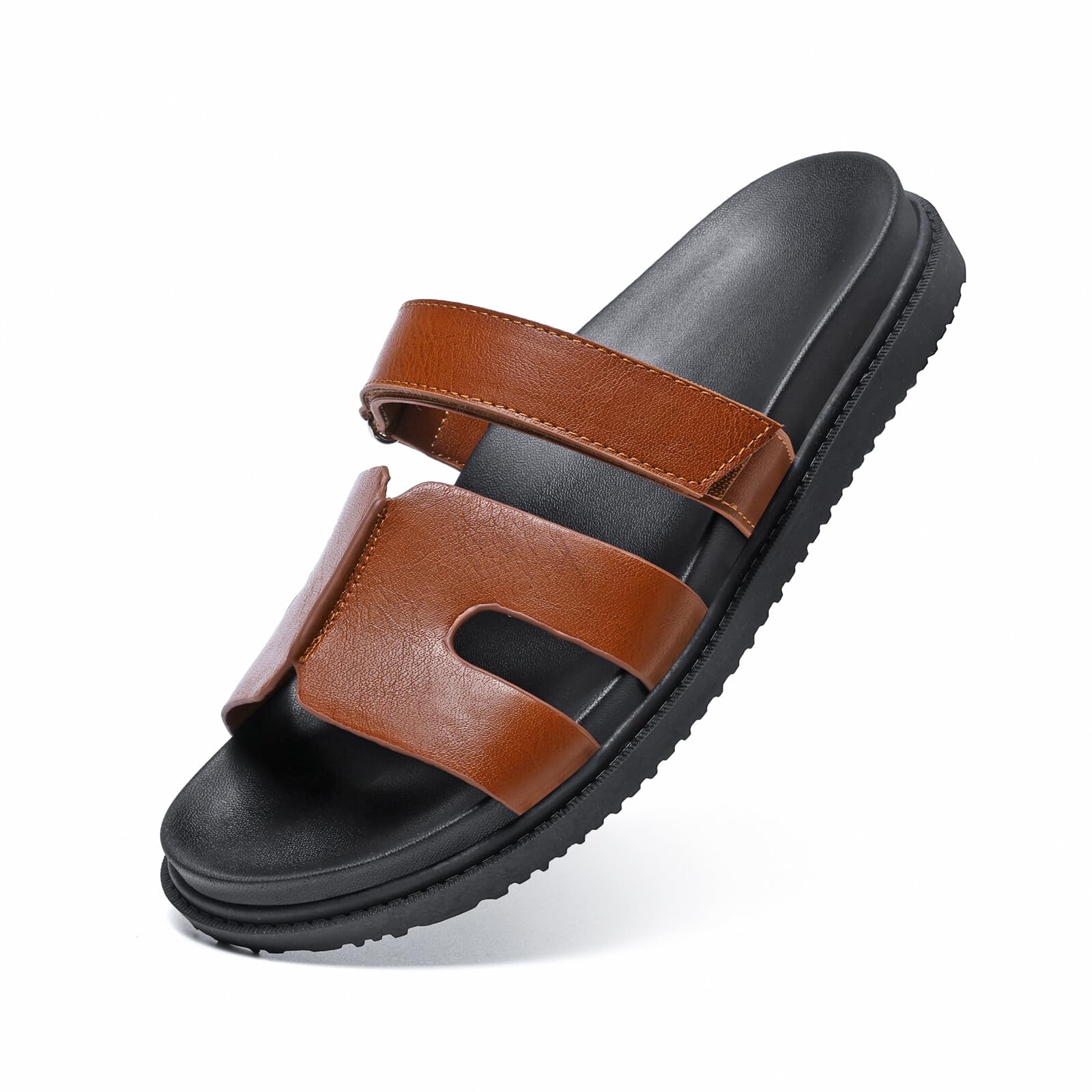 ZEENXIUYA Women's Slide Sandals with Comfort Arch Support, Adjustable Velcro Sum