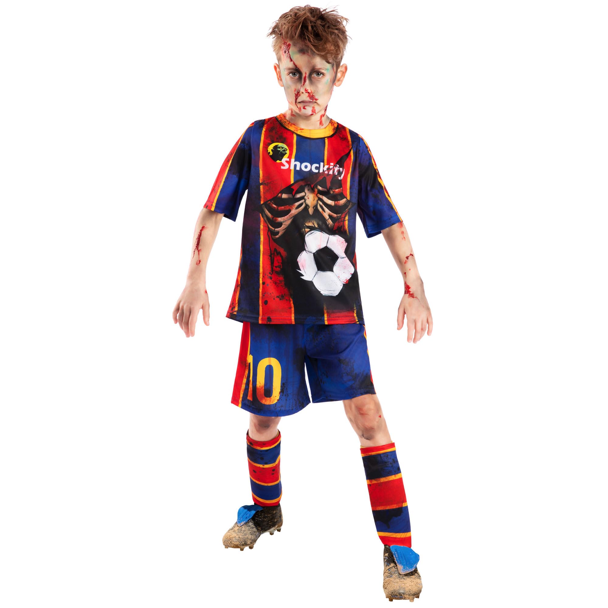 Rubies Official Zombie Mess-icre Zombie footballer costume, Kids Fancy Dress
