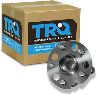 TRQ Rear Driver or Passenger Side Wheel Bearing and Hub Assembly | For 04-06 Lexus RX330 07-09 RX350 06-08 RX400h 04-13 Toyota Highlander 09-15 Venza AWD Models