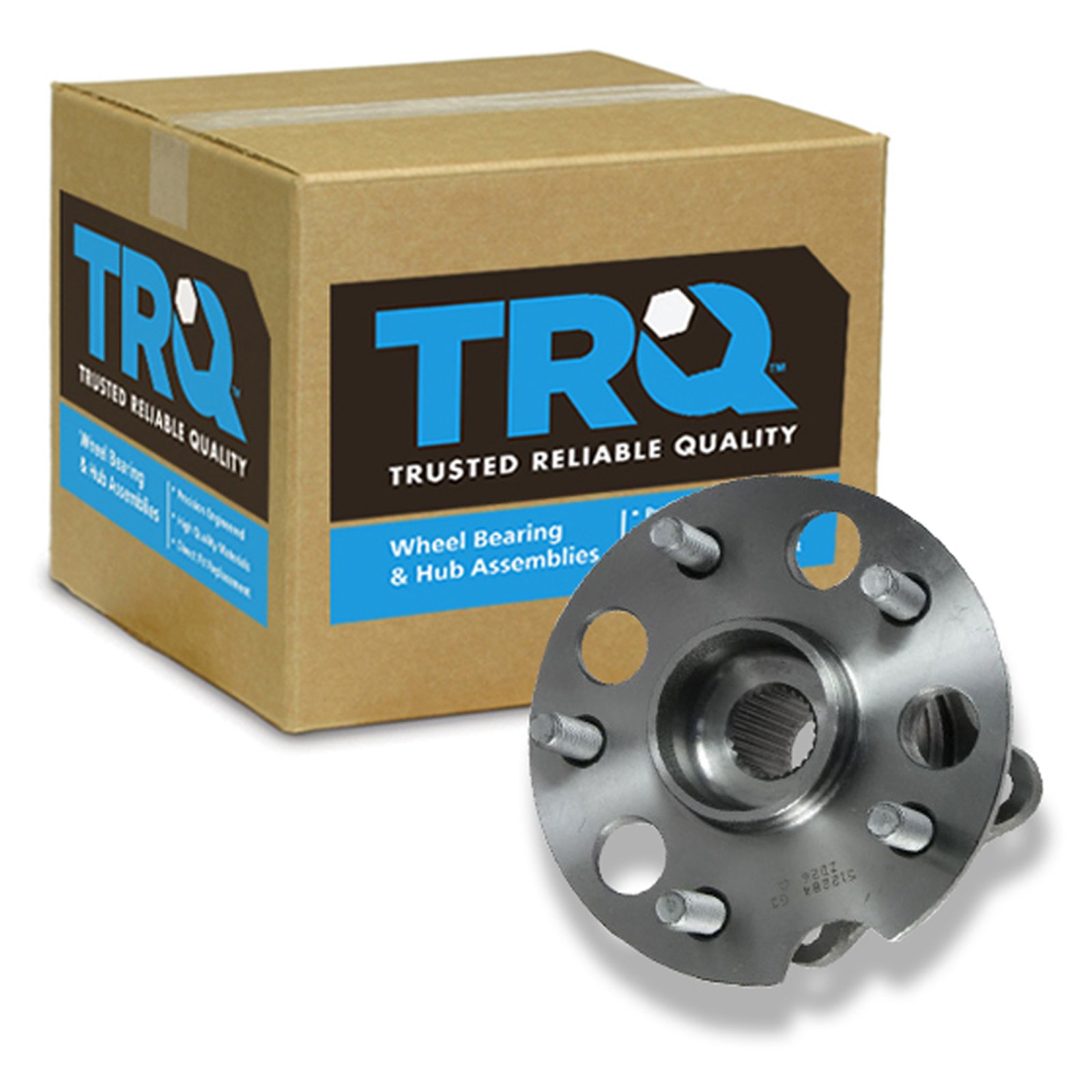 TRQ Rear Driver or Passenger Side Wheel Bearing and Hub Assembly | For 04-06 Lex