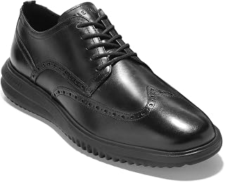 Cole Haan Men's Original Grand Short Wing Oxford, Black Leather/Black., 24