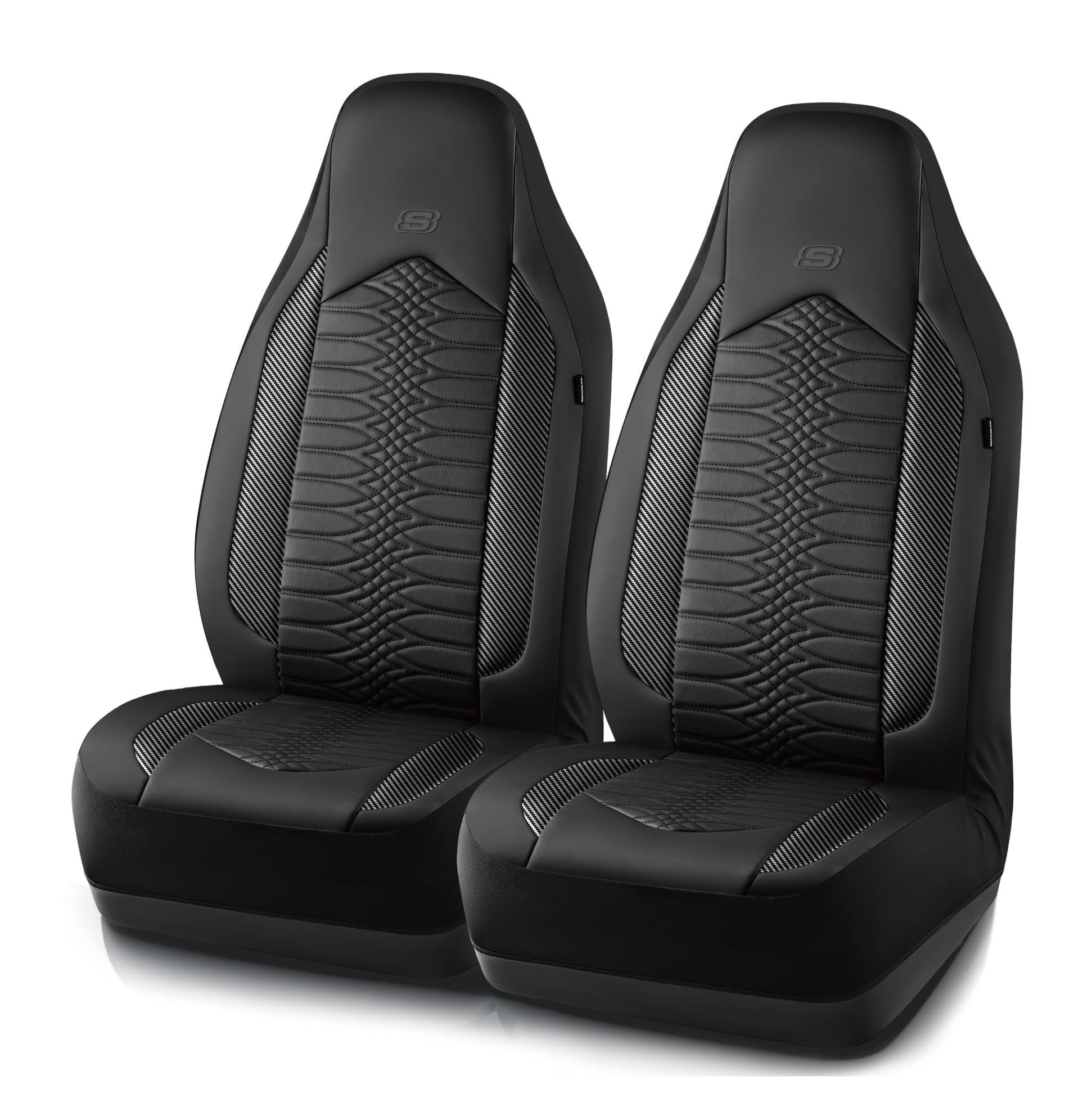 Skechers Memory Foam Car Seat Covers, Leather High Back Seat Covers Quilting Des