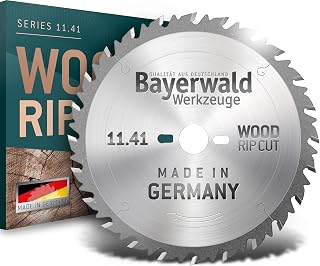 Bayerwald Werkzeuge - Hoja de sierra circular, 254 x 2.8/1.8 x 30 mm, FZ (18 dientes), para madera (blanda, dura, exótica, chapas)