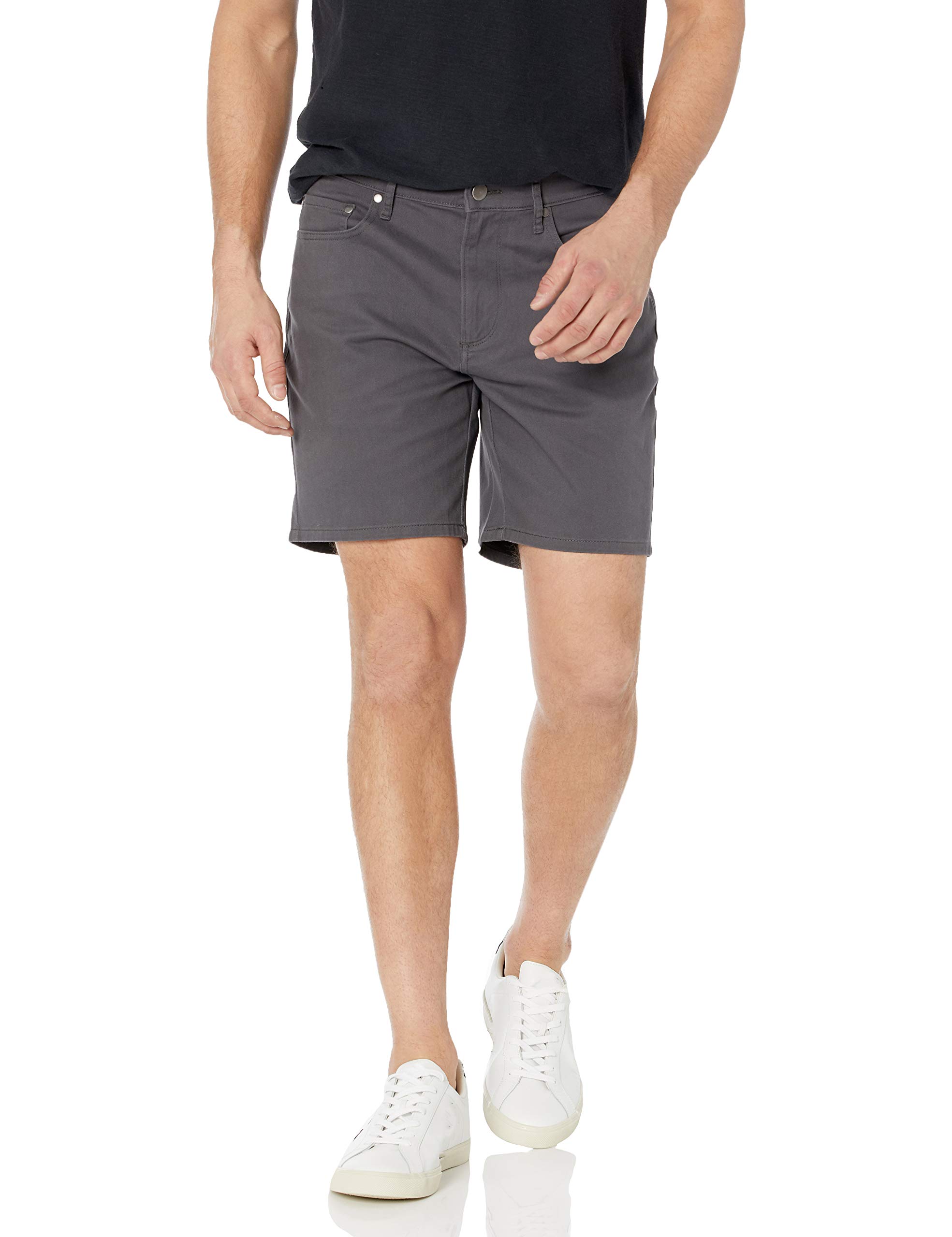Amazon Essentials Men's Straight-Fit 7" Inseam Stretch 5-Pocket Twill Shorts