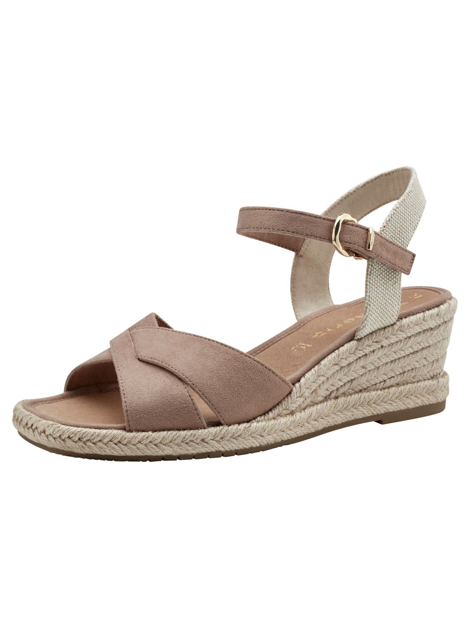 Tamaris 1-1-28367-20-558 - Sandalette Keil Damen Rose Neu Gr. 40