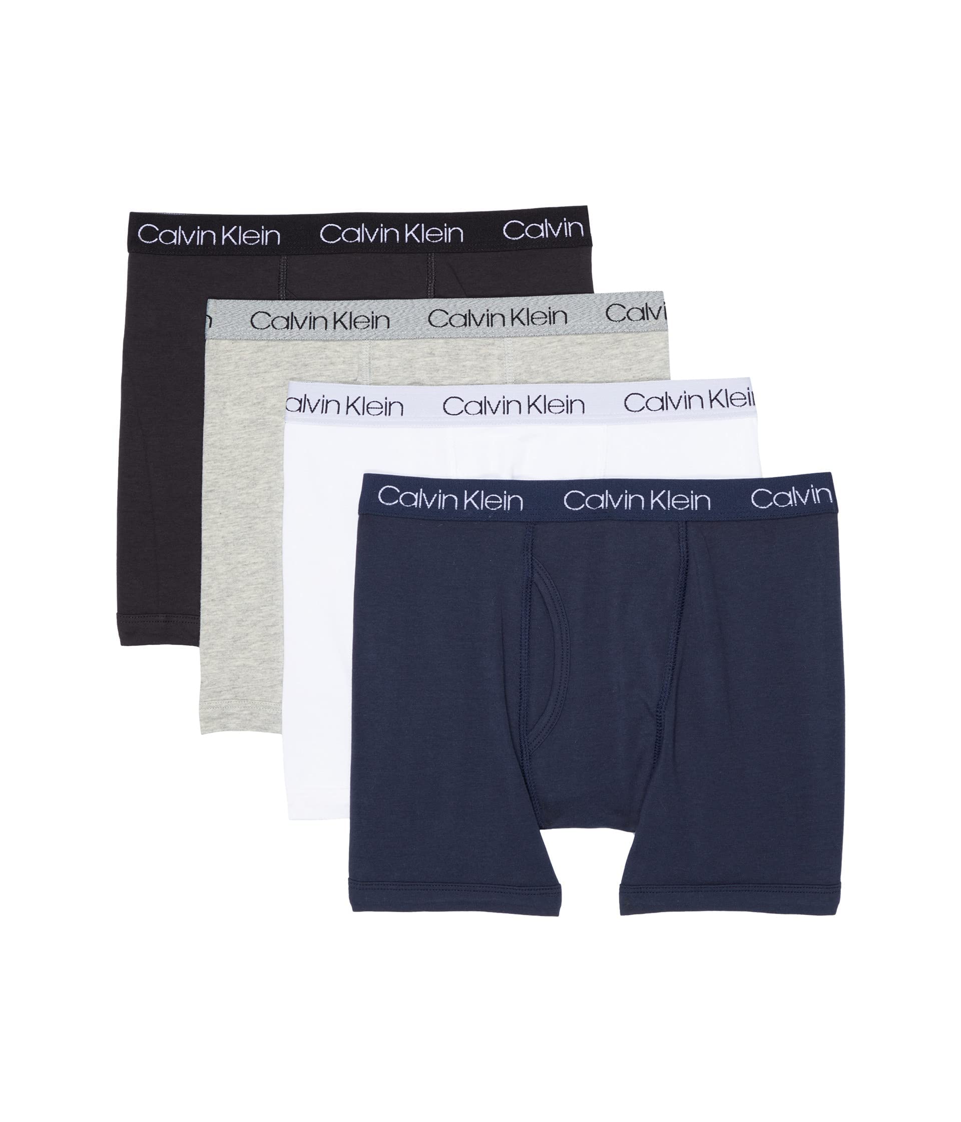 Calvin Klein Boy's Calvin Klein - Paquete de 4 Calzoncillos Tipo bóxer para niño
